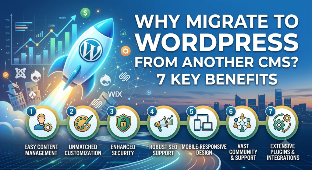 Why Migrate to WordPress From Another CMS? 7 Key Benefits